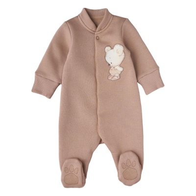 Комбинезон Мишка Малыш Маленькая звезда 2335 (ЧЗ-мз) бежевый 01